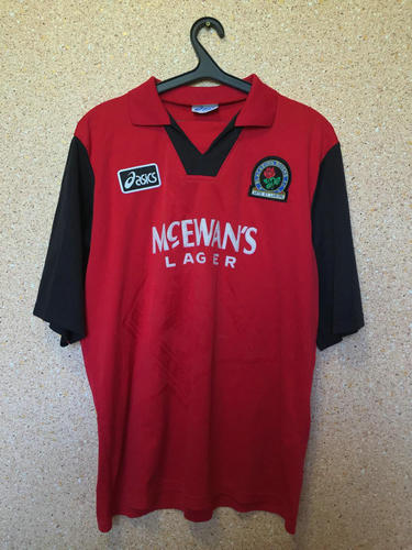 Camiseta Blackburn Rovers Fc Segunda Equipación 1995-1996 Personalizados