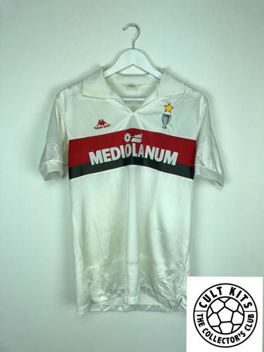 Camiseta De Futbol Ac Milan Segunda Equipación 1989-1990 Popular