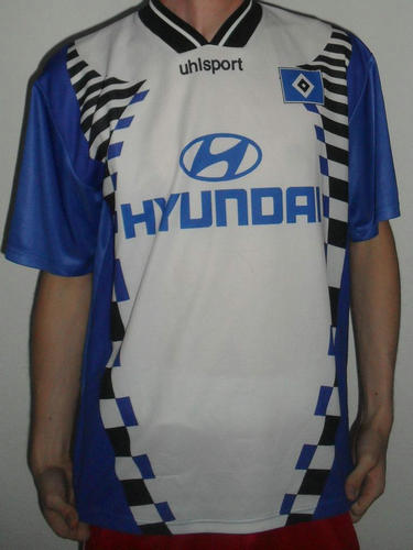Camiseta De Futbol Hamburger Sv Segunda Equipación 1996-1997 Popular
