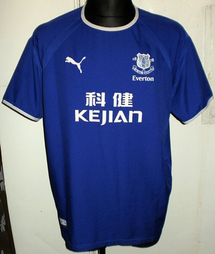 Camiseta Everton Fc Primera Equipación 2003-2004 Personalizados