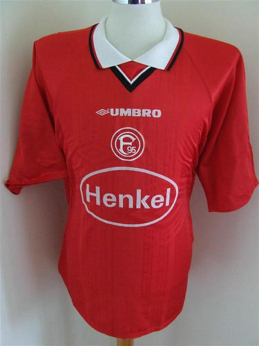 Camiseta Fortuna Düsseldorf Primera Equipación 1998-1999 Personalizados