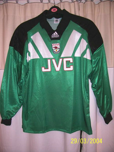 Camiseta Hombre Arsenal Portero 1992-1994 Retro
