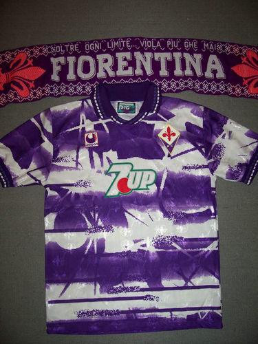 Camisetas De Acf Fiorentina Segunda Equipación 1993-1994 Outlet