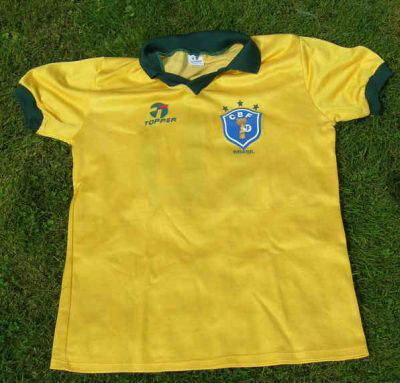 Camisetas De Futbol Brasil Primera Equipación 1986-1989 Clásico