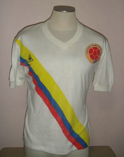 Comprar Camisetas De Futbol Colombia Segunda Equipación 1980-1981 Baratas