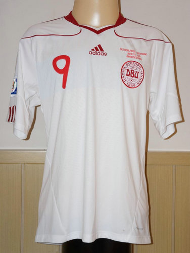 Foto Para Camiseta De Futbol Dinamarca Segunda Equipación 2010-2011 Popular
