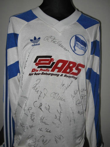 Foto Para Camiseta Hertha Bsc Segunda Equipación 1989-1990 Personalizados