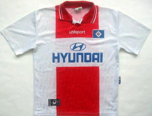 Tienda De Camisetas De Futbol Hamburger Sv Primera Equipación 1997-1998 Baratas