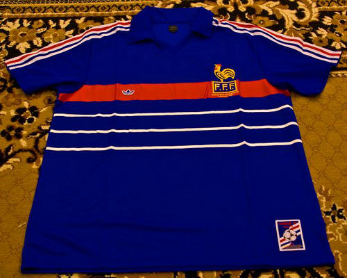 Venta Camiseta De Futbol Francia Réplica 1984-1986 Popular