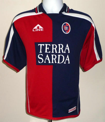 Venta Camisetas De Cagliari Primera Equipación 2002-2003 Outlet