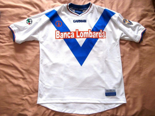 Venta Camisetas Hombre Brescia Calcio Segunda Equipación 2001-2002 Baratas