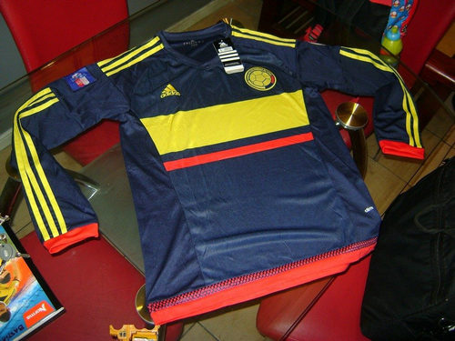 Venta De Camiseta Hombre Colombia Segunda Equipación 2015 Retro