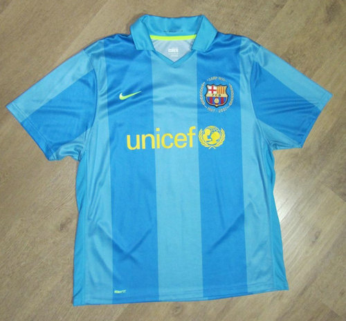 Venta De Camiseta Hombre Fc Barcelona Segunda Equipación 2007-2008 Retro