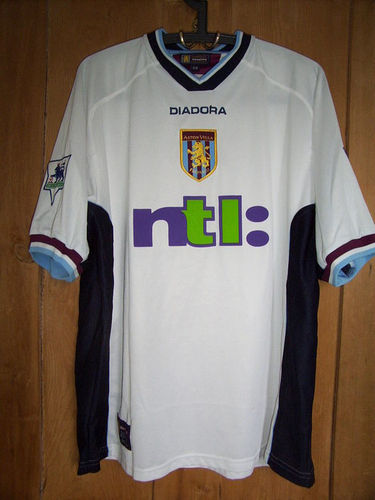 Venta De Camisetas De Futbol Aston Villa Tercera Equipación 2000-2001 Clásico