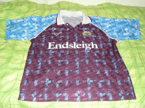 Venta De Camisetas De Futbol Burnley Fc Primera Equipación 1991-1993 Clásico